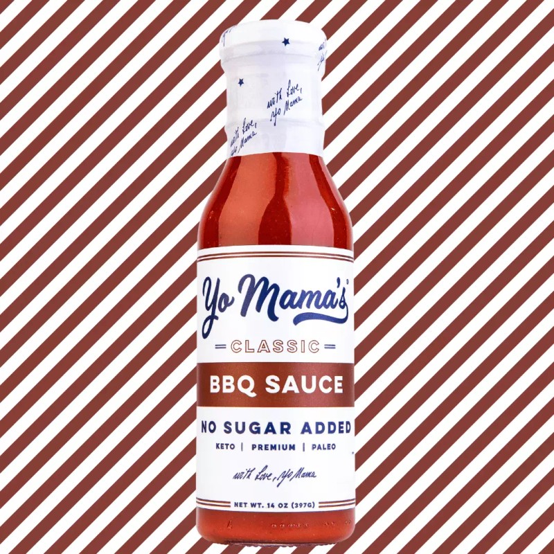 Mama's Yo Mama's Keto BBQ Sauce, Classic 3-Pack, 14 oz