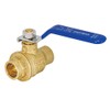 Eastman Heavy Duty Full Port Brass Ball Valve, 1/2 in