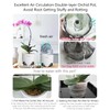 Meshpot 10 cm Orchid Pots with Holes, Set of 2,
