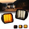 KENRTIR Smoked Lens Switchback White/Amber Sequential LED Lamp Compatible with