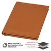 Leatherboss Genuine Leather RFID blocking Hipster Tall Credit Card Holder