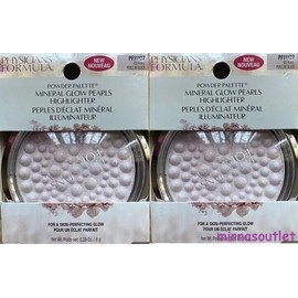 Physicians Formula Lot of (2) Physicians Formula Mineral Glow Pearls Highlighter Powder ICE PEARL