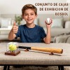 Estuche Expositor De Béisbol Caja De Presentación De Béisbol