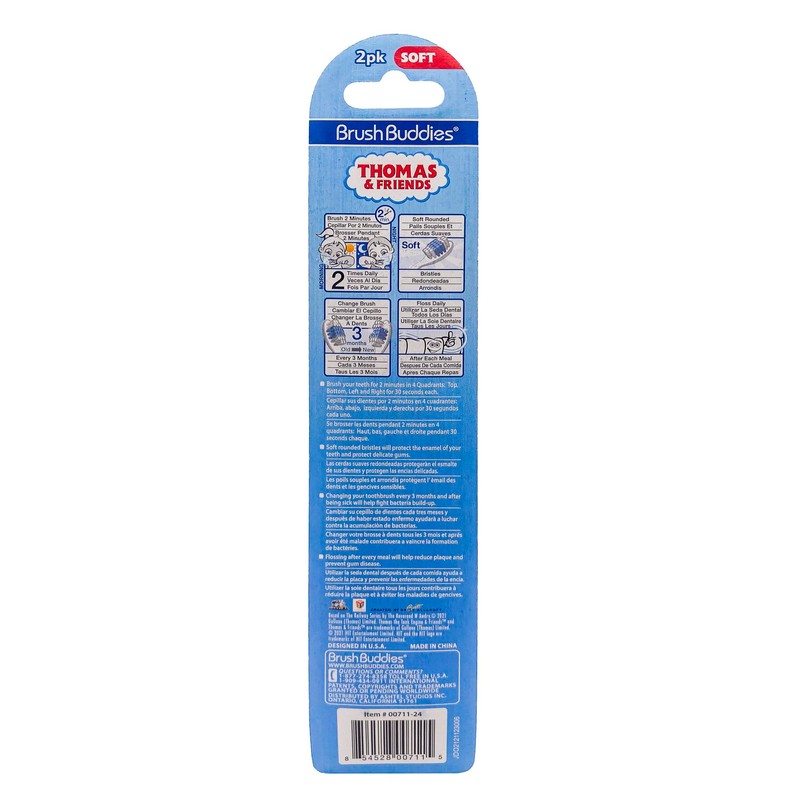 Brush Buddies Thomas and Friends Kids Toothbrush Twin Pack Manual