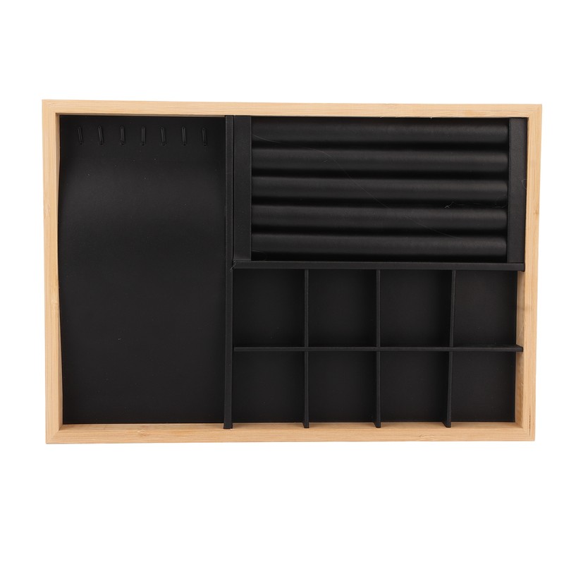 Stackable Jewelry Tray Organizer 3 Purpose Storage Cabinet Drawer Display