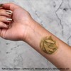 4 x 'Bowl of Bay Leaves' Temporary Tattoos - Water