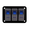 zmayastar SP-CYKG-01 3 Rows Waterproof Boat Switch Panel for Car,