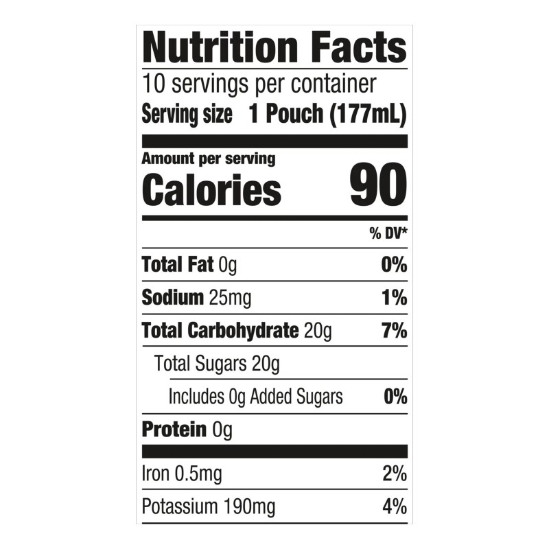 Capri Sun, 100% Juice, Variety Pack, 6 Fl Oz, 40-Count