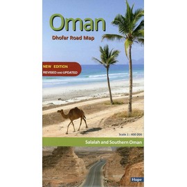 Oman: Dhofar Road Map: Salalah and Southern Oman. GPS-taugliche Straßenkarte