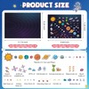 GlamSpark 48 Sheets Space Stickers for Kids – Back to