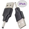 AAOTOKK (2 Pack USB to DC 3.0 × 1.1mm Power