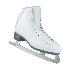 Riedell Skates - Sparkle - Recreational Soft Beginner Figure Ice Skates | Snow | Size 10