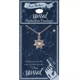 AngelStar I Am Blessed Star Medallion Pendant Necklace 13881