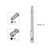HARFINGTON 10pcs T25 Security Torx Bit 1/4" Hex Shank 3"
