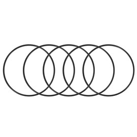 sourcing map Nitrile Rubber O-Rings 145mm OD 135mm ID 5mm Width, Metric Sealing Gasket, Pack of 5