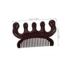 Baluue Natural Sandalwood Hair Comb Scalp Massager for Dandruff Removal