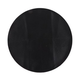 Grill Mat Fireproof High Temperature Resistance Washable Reusable Round BBQ Mat Black 24in / 60cm Dia