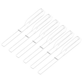 QUARKZMAN Pack of 6 Sheet Music Book Clips Clear Acrylic Sheet Music Holder for Sheet Music Stand Piano Sheet Holder Transparent