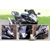 Black Windshield Windscreen Double Bubble for Kawasaki Ninja 300 EX300R