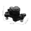 Gatuida 3pcs Atv Scooter Disc Brake Caliper Kit Stroke Rear