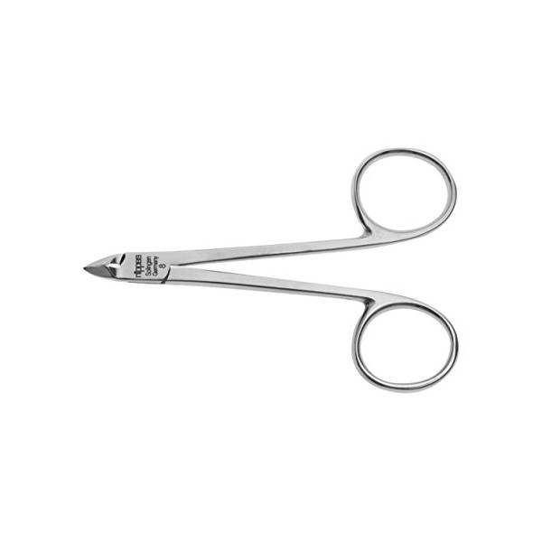 nippes Solingen, Cuticle Nippers 8 cm Length Cuticle Scissors Nickel-Plated Steel Cuticle Nippers Cuticle Scissors Extra Fine Cuticle Nippers Cuticle Made in Germany Silver