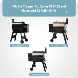 SHINESTAR Upgraded Grill Cover for Traeger Pro Series 575/22, Lil Tex Elite, Eastwood & Waterproof, Special Zipper Design, Easy to Put On and Take Off