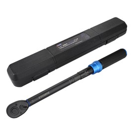 UYECOVE 1/2-Inch Drive Click Torque Wrench, Dual-Direction Click Professional Torque Wrench 10-170FT.LB/13.6-230.5N.M, Dual Range Scales Graduated in FT.LB and N.M, Blue