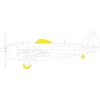 Edudo EDUEX894 1/48 T-Face Republic P-47N Thunderbolt Double-Sided Paint Mask