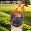 AVEKI Solar Camping Lantern, Waterproof LED Camping Lights with Flashlight,
