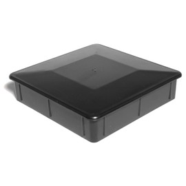 Light Cap 3.0 x 3.0 inches (75 x 75 mm) Square Pipe End Cap (2.3 mm/3.2 mm) 2 Pieces CPS75-2P