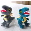 Llavero con diseño de dinosaurio de peluche con diseño de