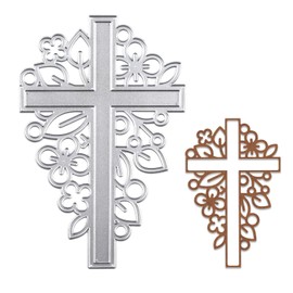 YKW Easter Cross Metal Cutting Dies Set for Card Making, Scrapbooking, and DIY Crafts Embossing Tools Kit Religious Die Cuts for Albums Paper Craft Jesus Christ Christian Etching Templates Stamps
