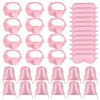 36 Pcs Pink Sleepover Party Supplies for Girls, Include 12