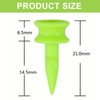 50PCS Golf Tees - Castle Golf Tees - Plastic Golf