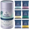 BodyRestore Bloom Tube - 6 Pack Aromatherapy Shower Steamers: Thoughtful Teacher Gifts, Relaxation Birthday Gifts for Women and Men, Stress Relief, and Luxury Self-Care Treats for Mom.