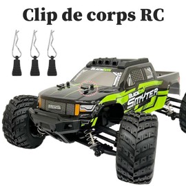 Deerc Replacement Parts RC Car Clip Pins RC Body Shell Pin RC Body Clips Rc Body Clips Bent Springy for 1/10 1/12 1/16 Remote Control Car Shell Model Replacement Part