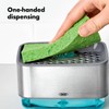 OXO One-Push Wash Sponge Holder with Soap Dispenser