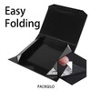 PACKGILO 1 Pack Black Gift Box with Lids Small 12