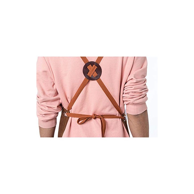 Tool Apron for Carpenters, Heavy Duty Work Apron, Waterproof Waxed