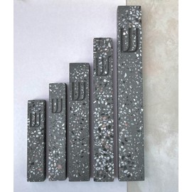 A&S Modern Stone Mezuzah Case Design, Mezuza Cover for Scroll Protection, Easy Peel and Stick Houswarming Gift and Home Blessing