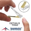 DOCOSS- Pack Of 2-Quality Gold Nail Clippers Antique Nail Cutter