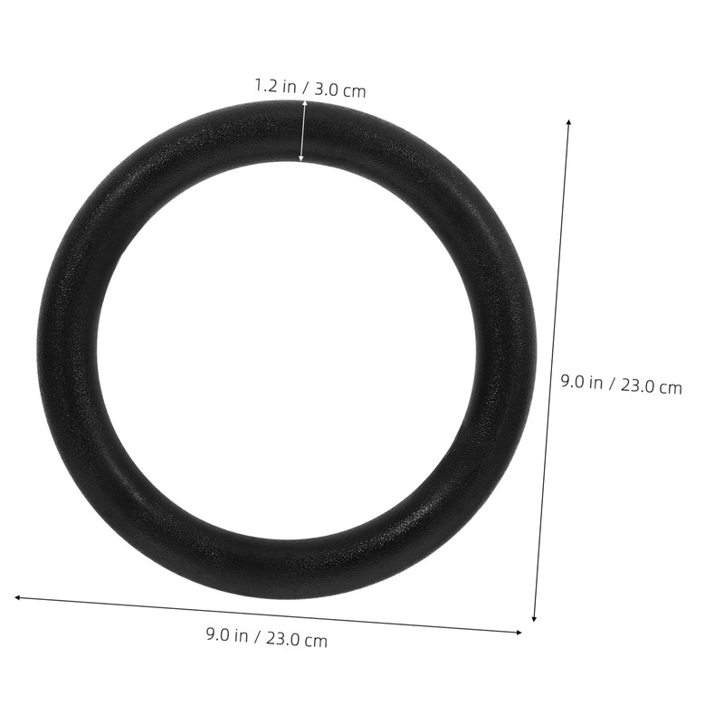 iplusmile 2pcs Gymnastic Rings for Strength Training Bodyweight Workouts for