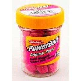Berkley BPNP PowerBait Biodegradable Power Nuggets, Pink, 1.1-Ounce
