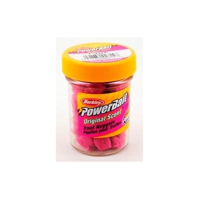 Berkley BPNP PowerBait Biodegradable Power Nuggets, Pink, 1.1-Ounce