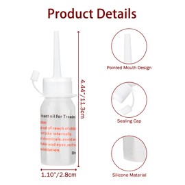 Cunyuer 3 x 30ml Silicone Treadmill Belt Lubricant, Silicone Oil for Treadmill Belt for Home Walking Pad Treadmills, Desk Treadmills