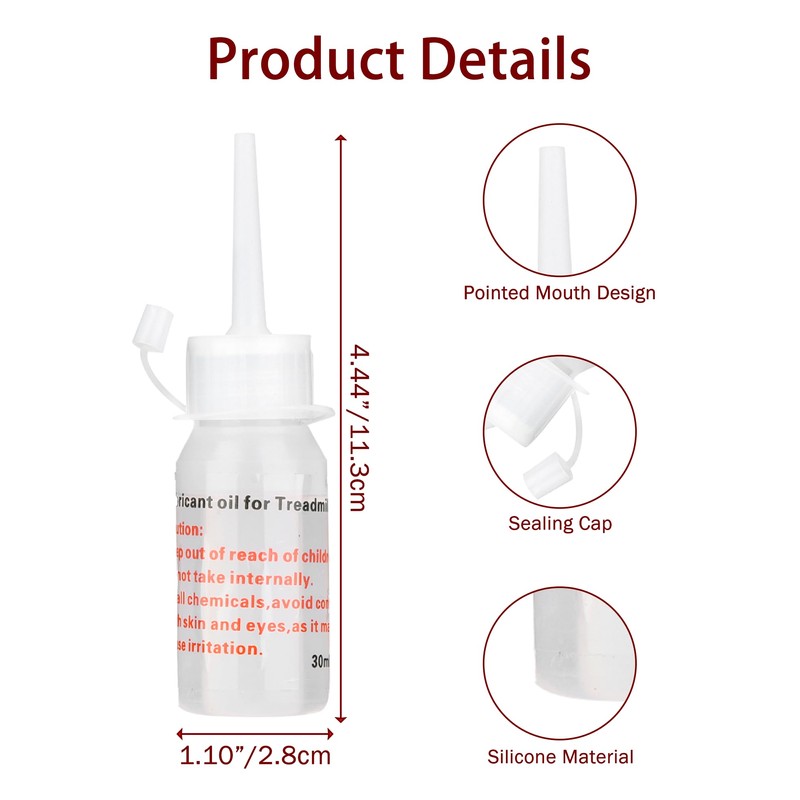 Cunyuer 3 x 30ml Silicone Treadmill Belt Lubricant, Silicone Oil