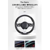 Steering Wheel Cover, Carbon Fiber, Anti-slip, Sweating, Breathable, Abrasion Resistant,