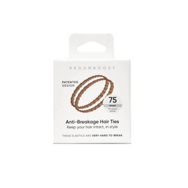 Veganboost Anti Breakage Hair Ties Brown