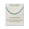 Philip Jones December Birthstone Friendship Bracelet with Blue Topaz Zircondia®