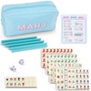 Mini American Mahjong Tile Set Include 160 0.8 Inch Mahjong
